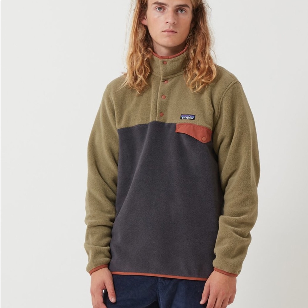 Patagonia synchilla snap t pullover